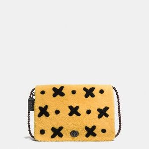 COACH Felix the Cat Shearling Dinky 32 Bag